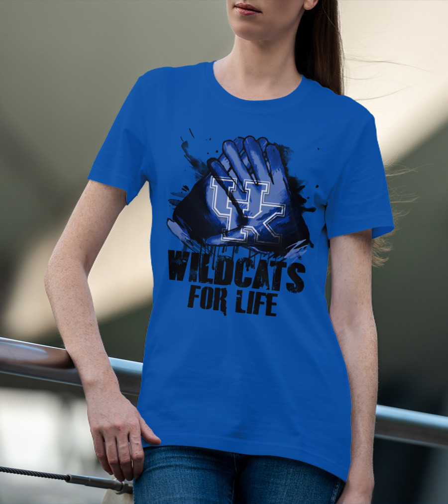 Kentucky Wildcats For Life Uk T-Shirt