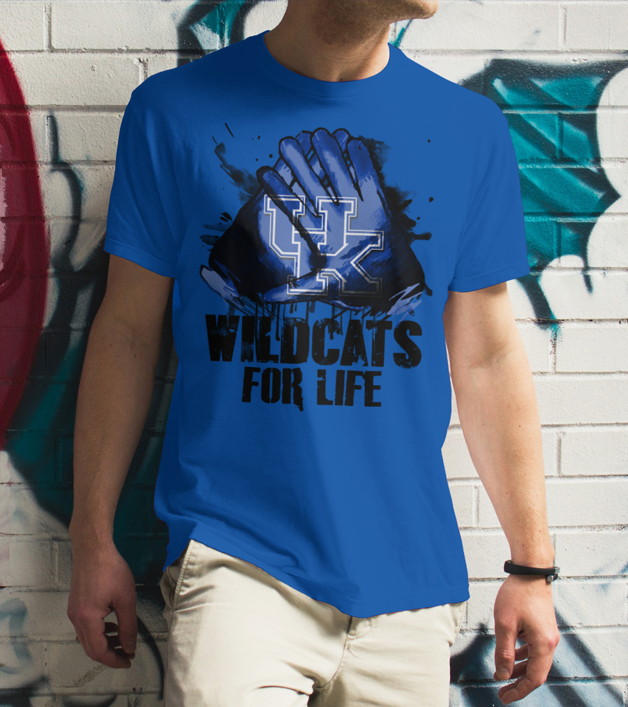 Kentucky Wildcats For Life Uk T-Shirt