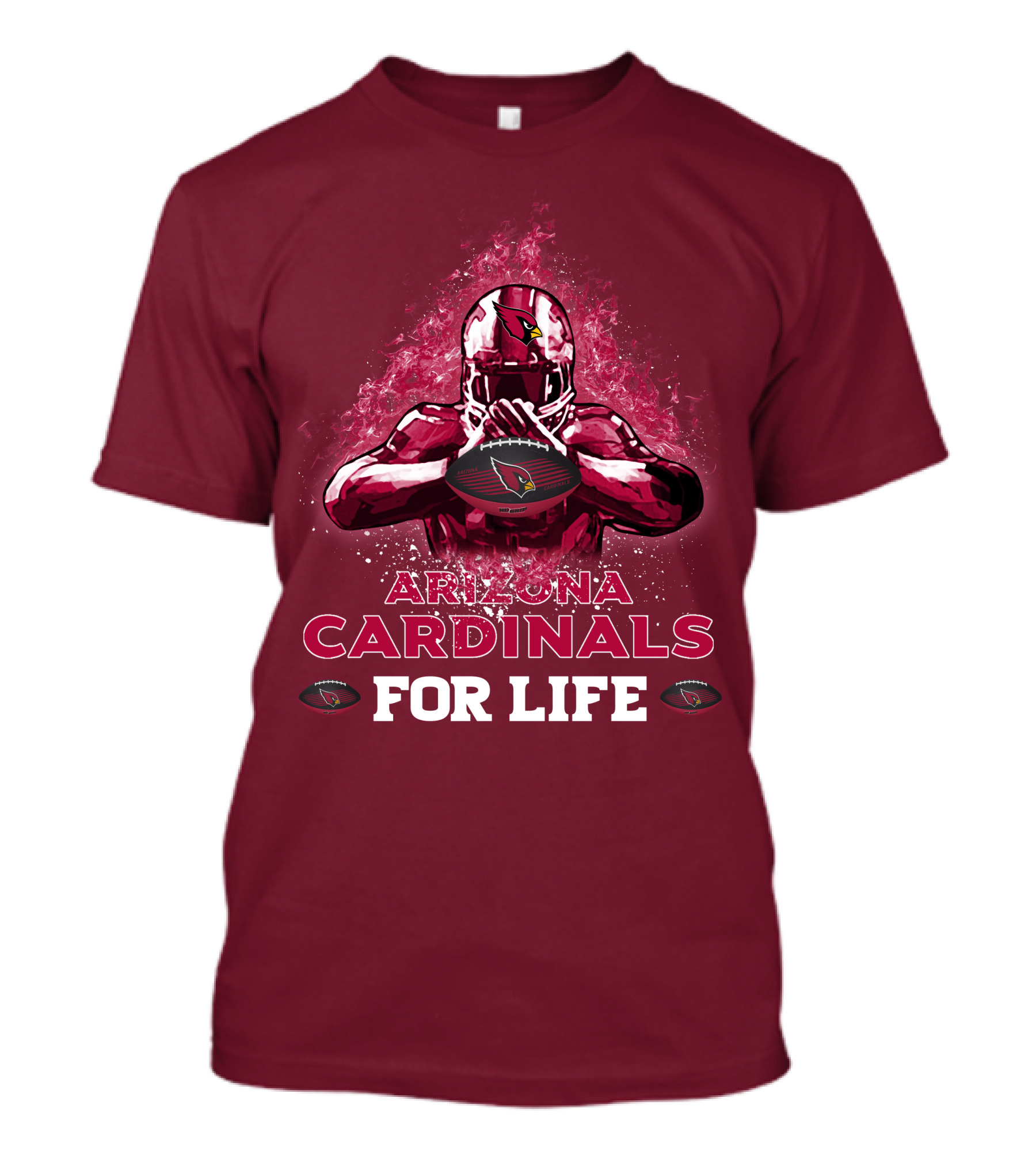 Arizona Cardinals For Life Football T-Shirt