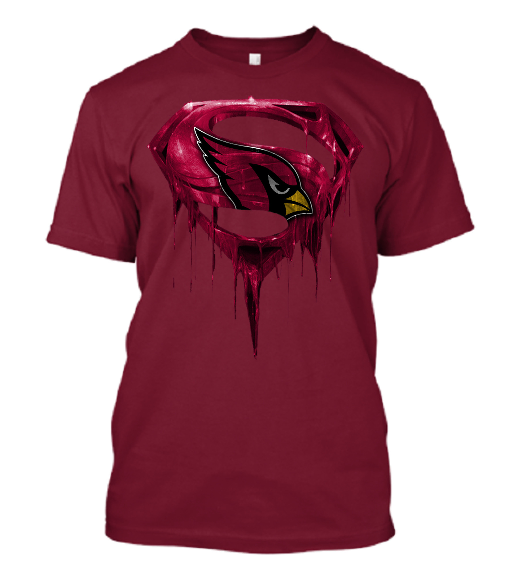 Arizona Cardinals Dripping Superman T-Shirt