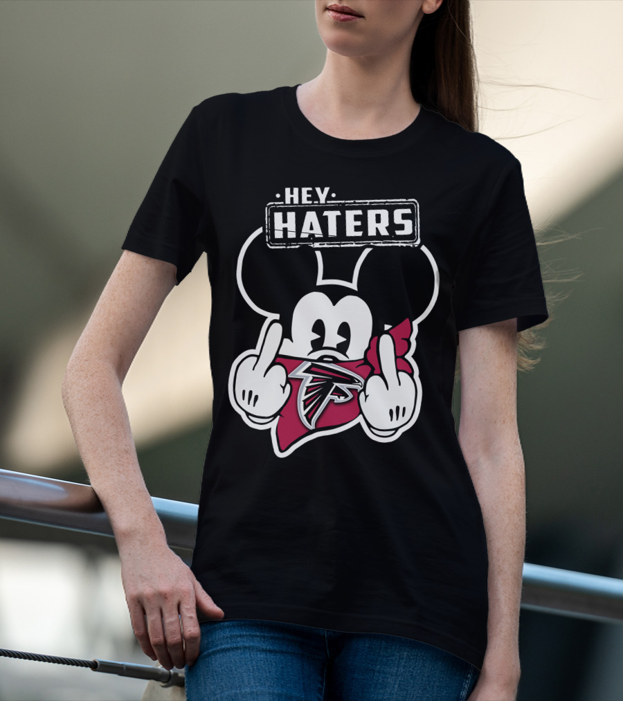 Hey Haters Mickey Mouse Atlanta Falcons T-Shirt
