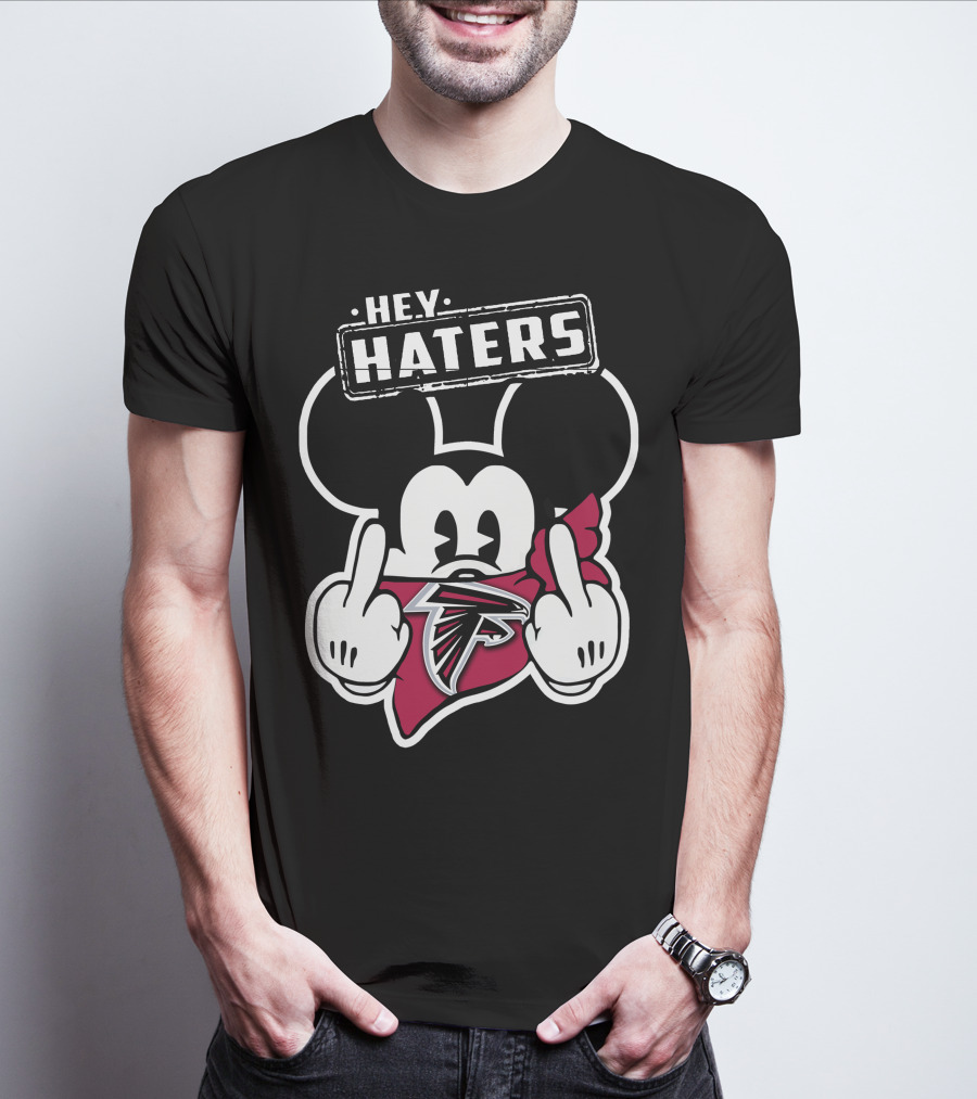 Hey Haters Mickey Mouse Atlanta Falcons T-Shirt