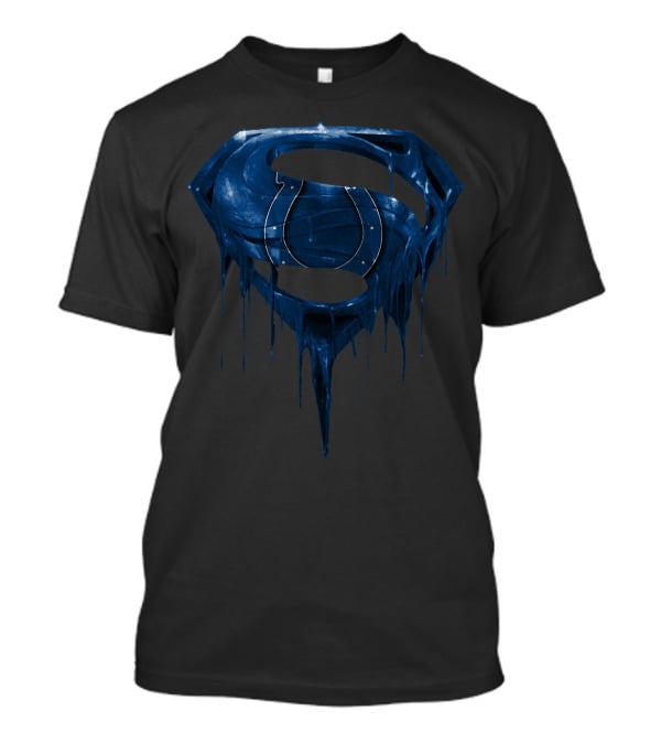 Indianapolis Colts Superman Dripping T-Shirt