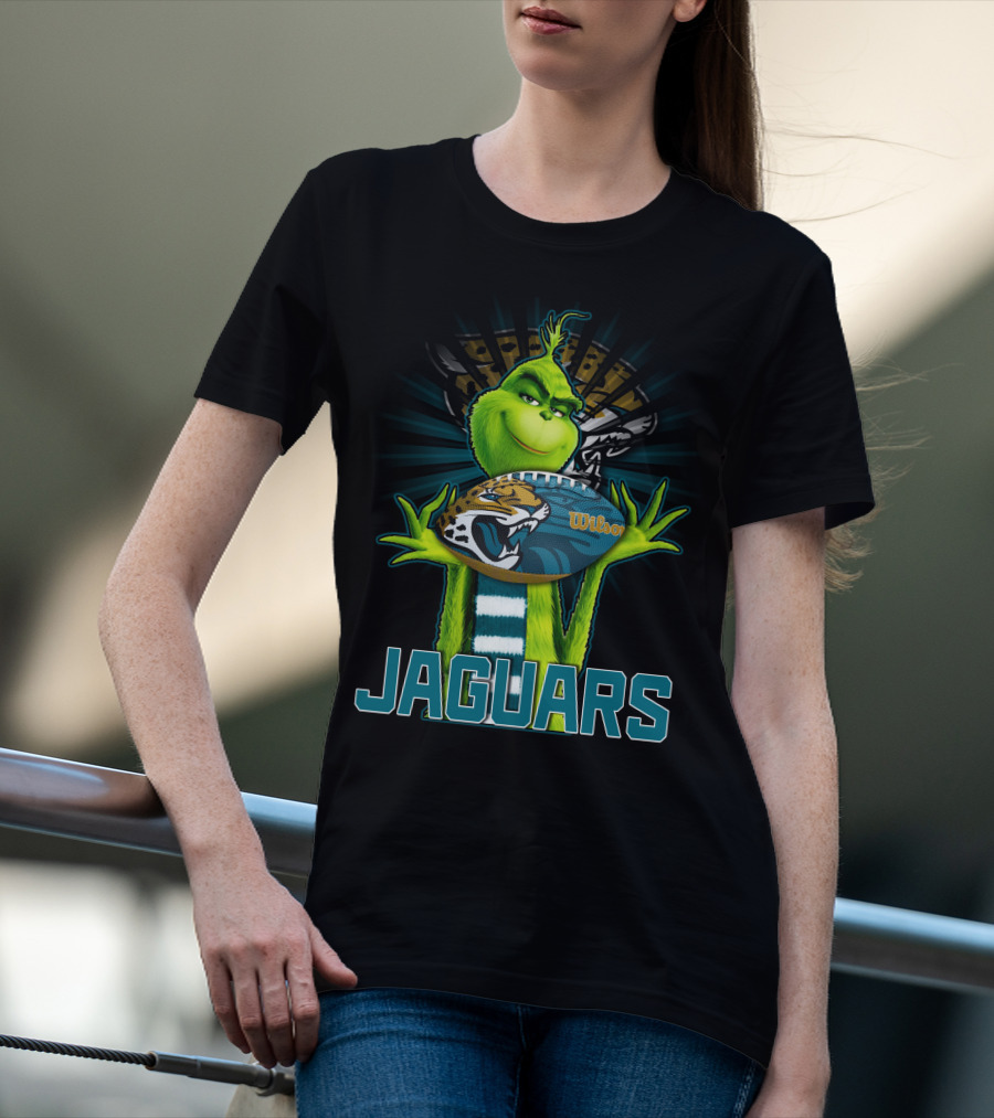 Grinch Jaguars Wilson Football Jacksonville T-Shirt
