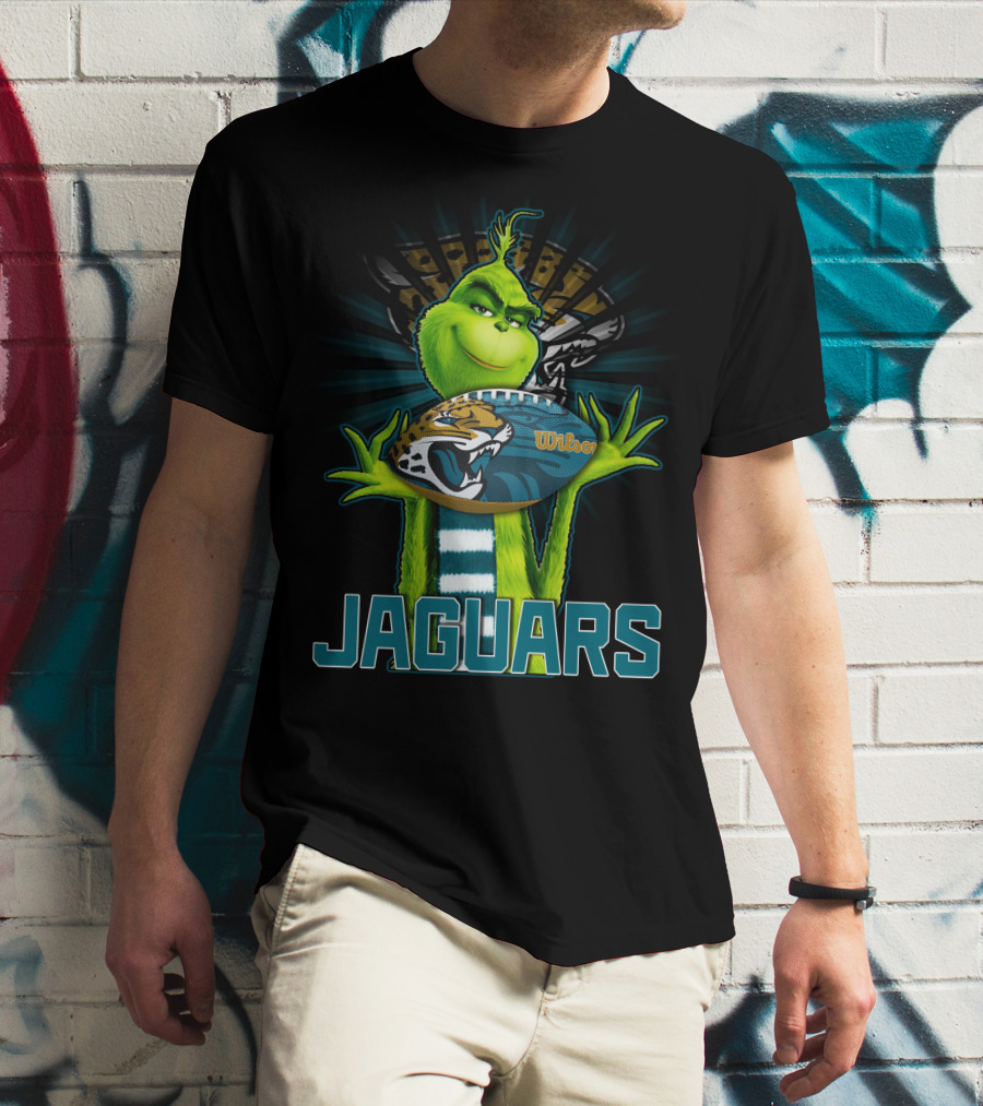 Grinch Jaguars Wilson Football Jacksonville T-Shirt