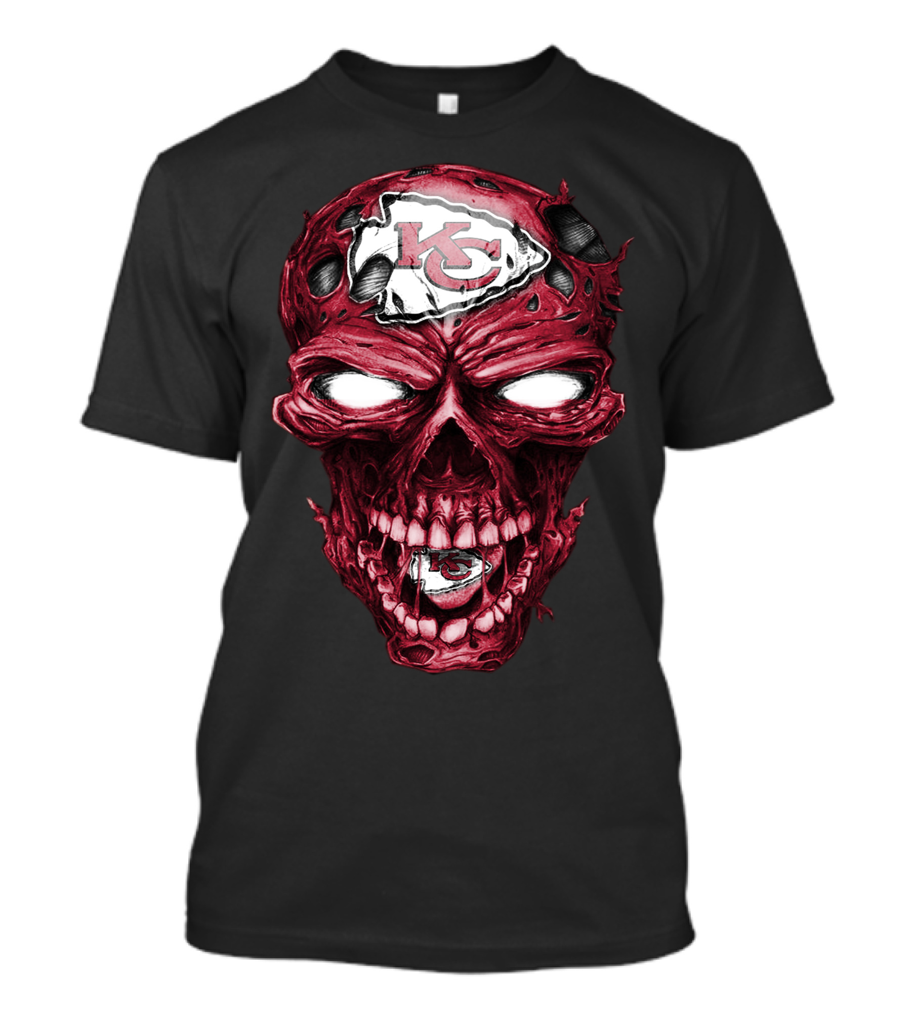 Skull KC Chiefs T-Shirt
