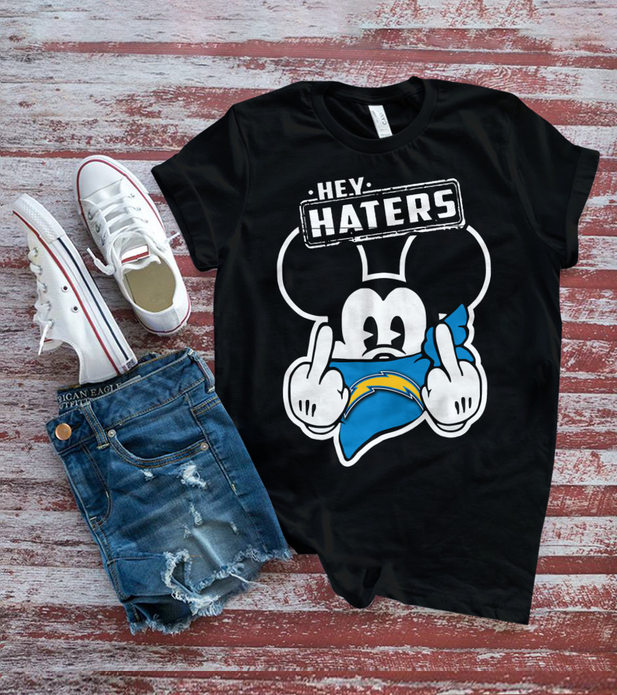 Hey Haters Mick Los Angeles Chargers T-Shirt