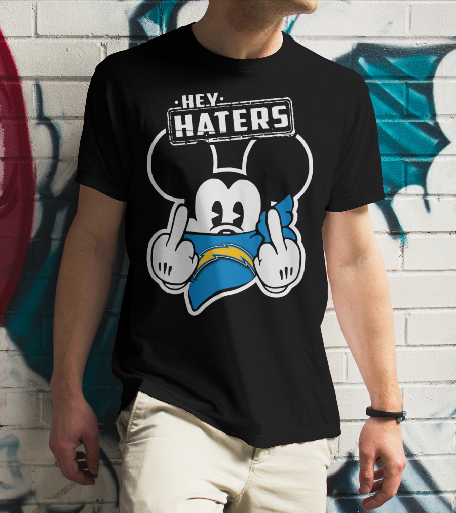 Hey Haters Mick Los Angeles Chargers T-Shirt