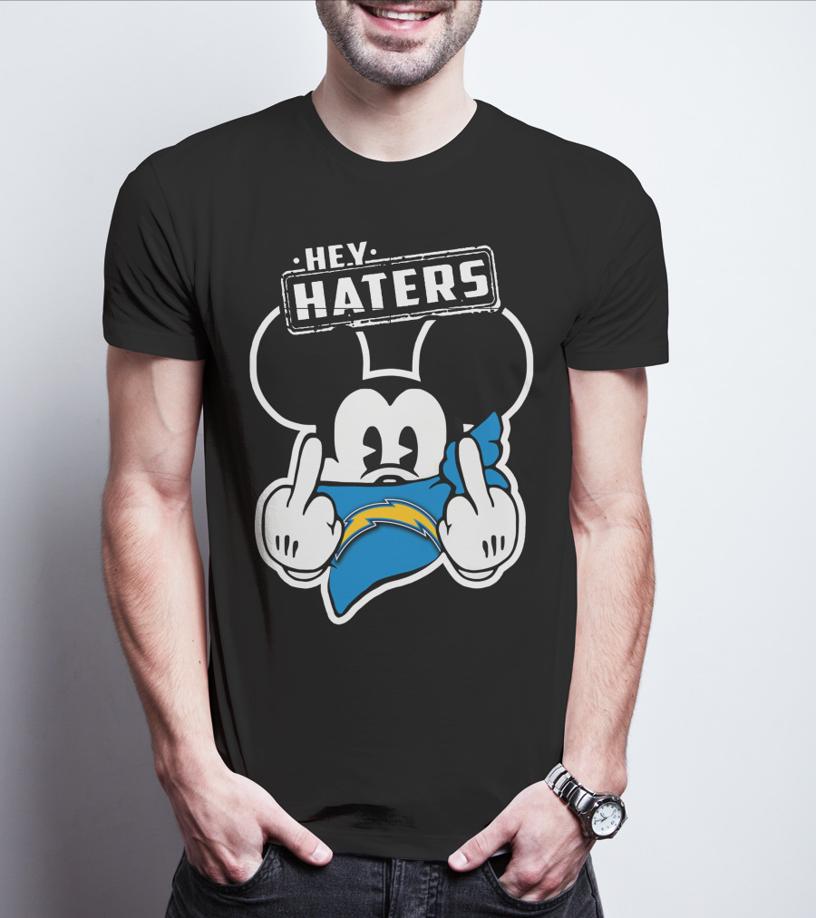 Hey Haters Mick Los Angeles Chargers T-Shirt