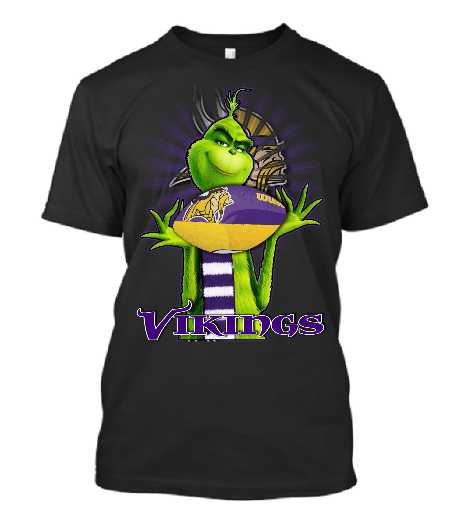 Grinch Vikings Football Minnesota Team Spirit T-Shirt