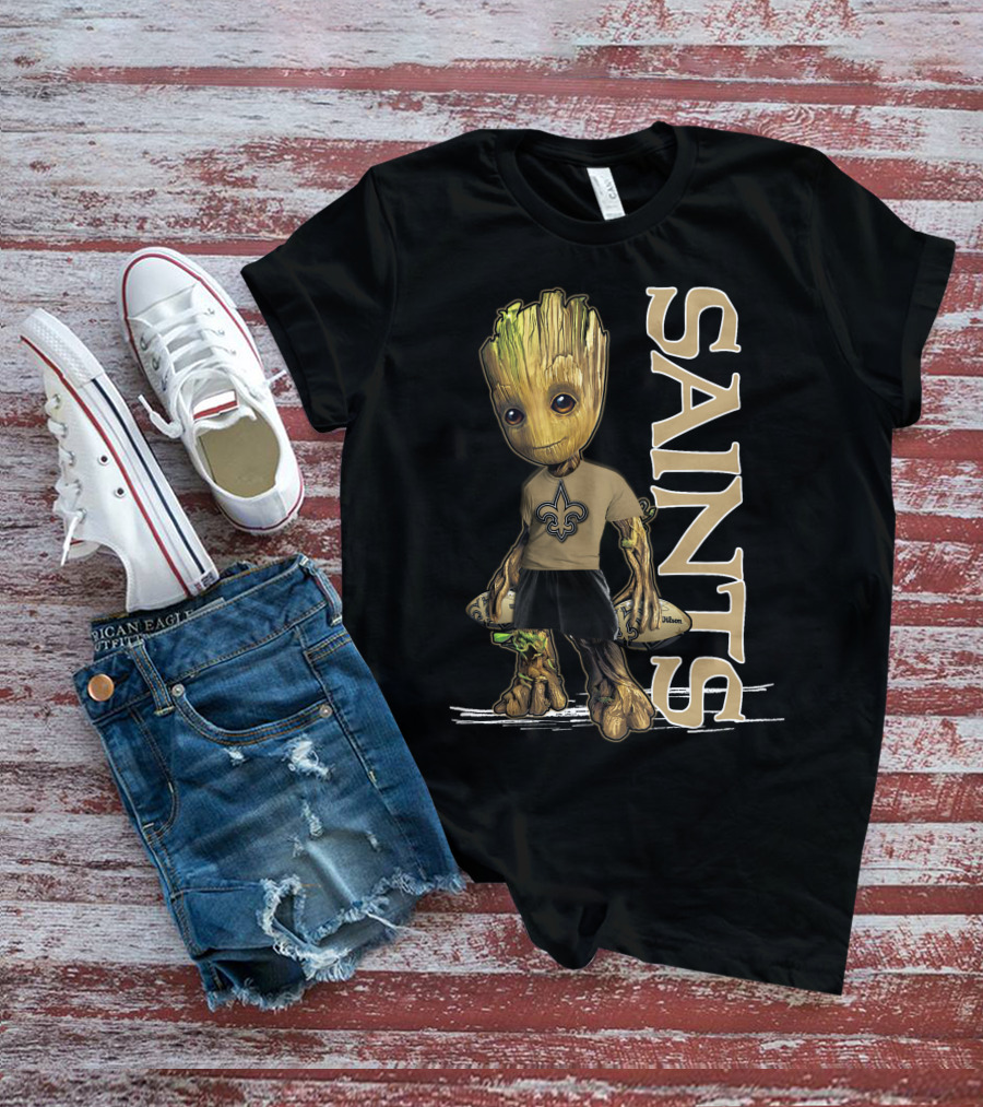 Groot Saints New Orleans Football T-Shirt