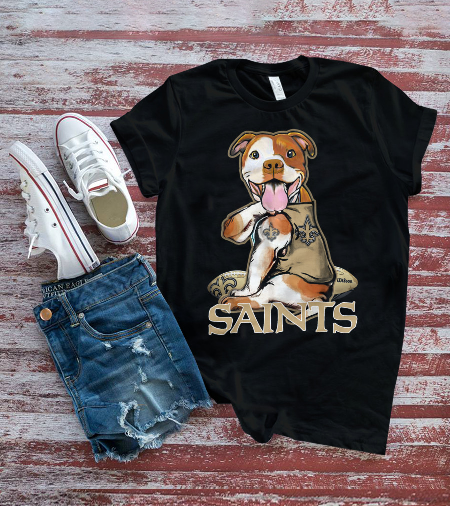 Pittbull Wilson Fleur-de-Lis Saints T-Shirt