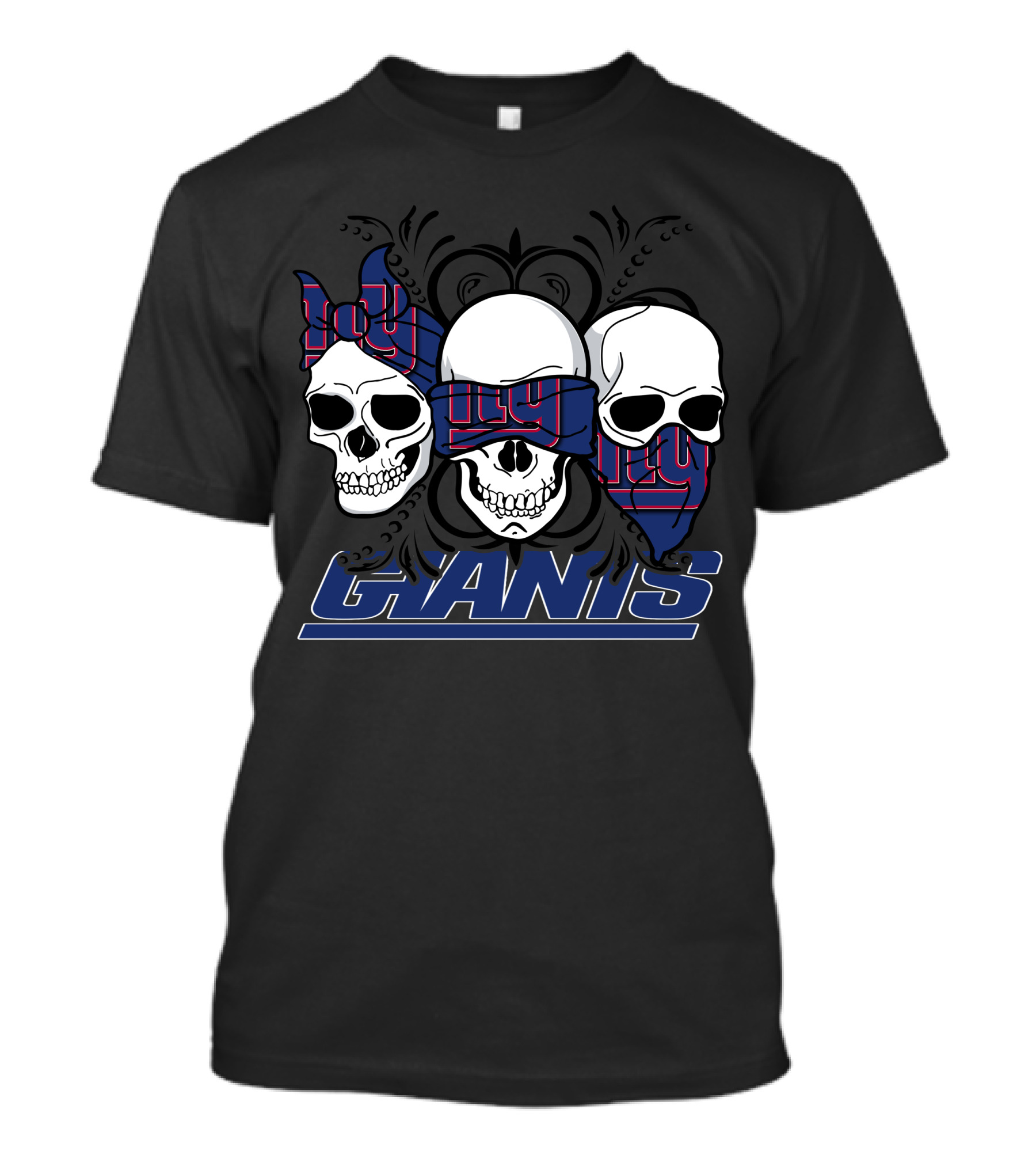 3 Skull Giants New York T-Shirt