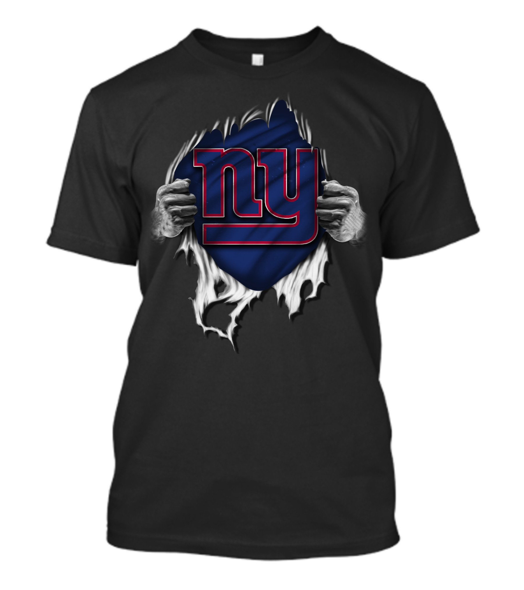 Torn NY Giants Fan Strength T-Shirt