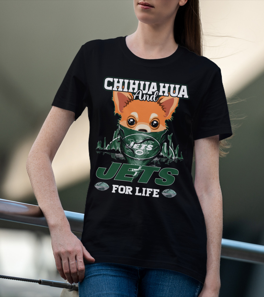 Chihuahua And Jets For Life New York T-Shirt