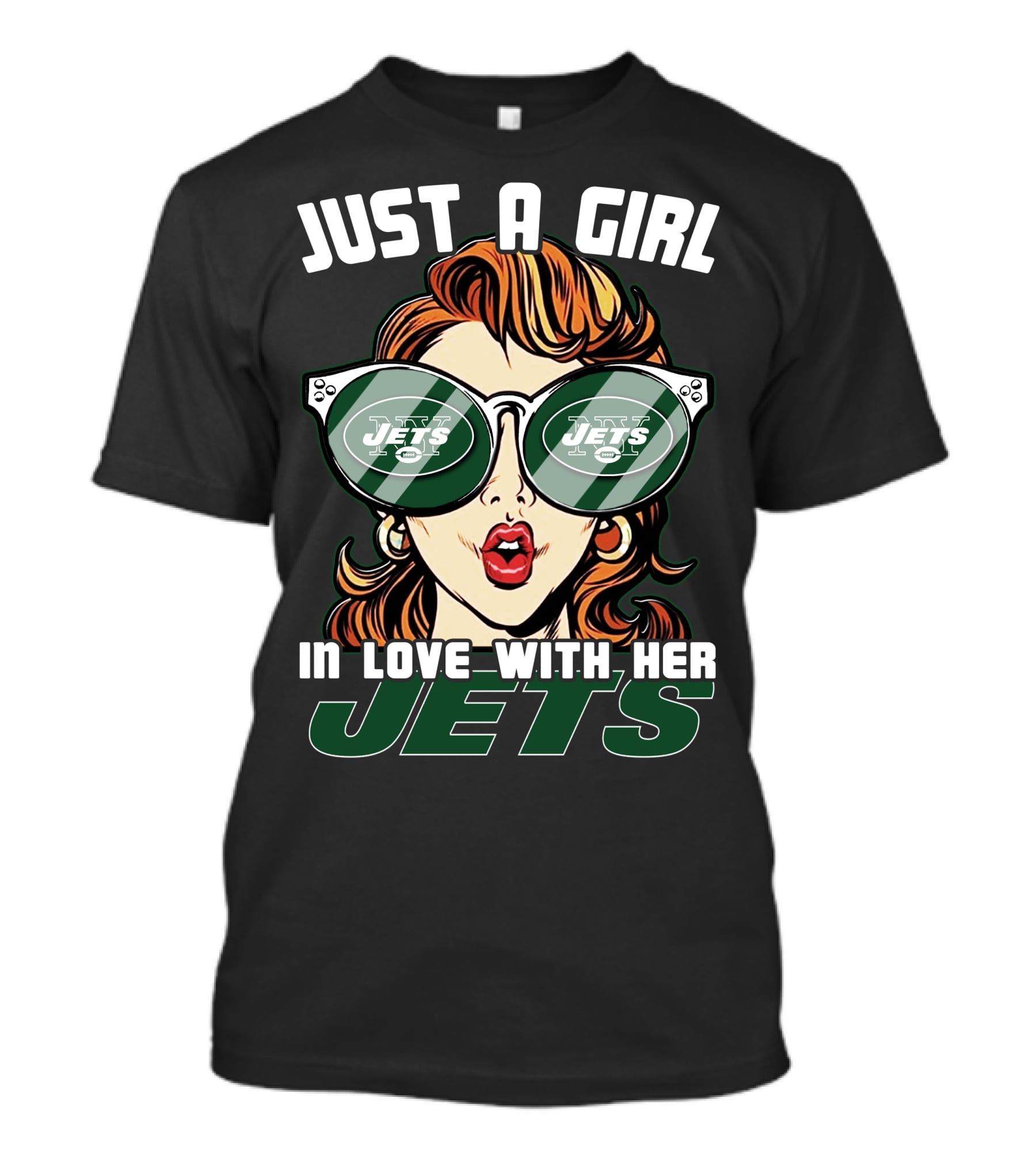 Just A Girl In Love With Her Jets New York Jets T-Shirt