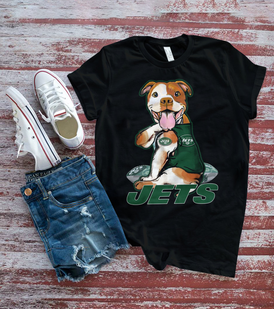 Pittbull Jets Football Fan New York T-Shirt