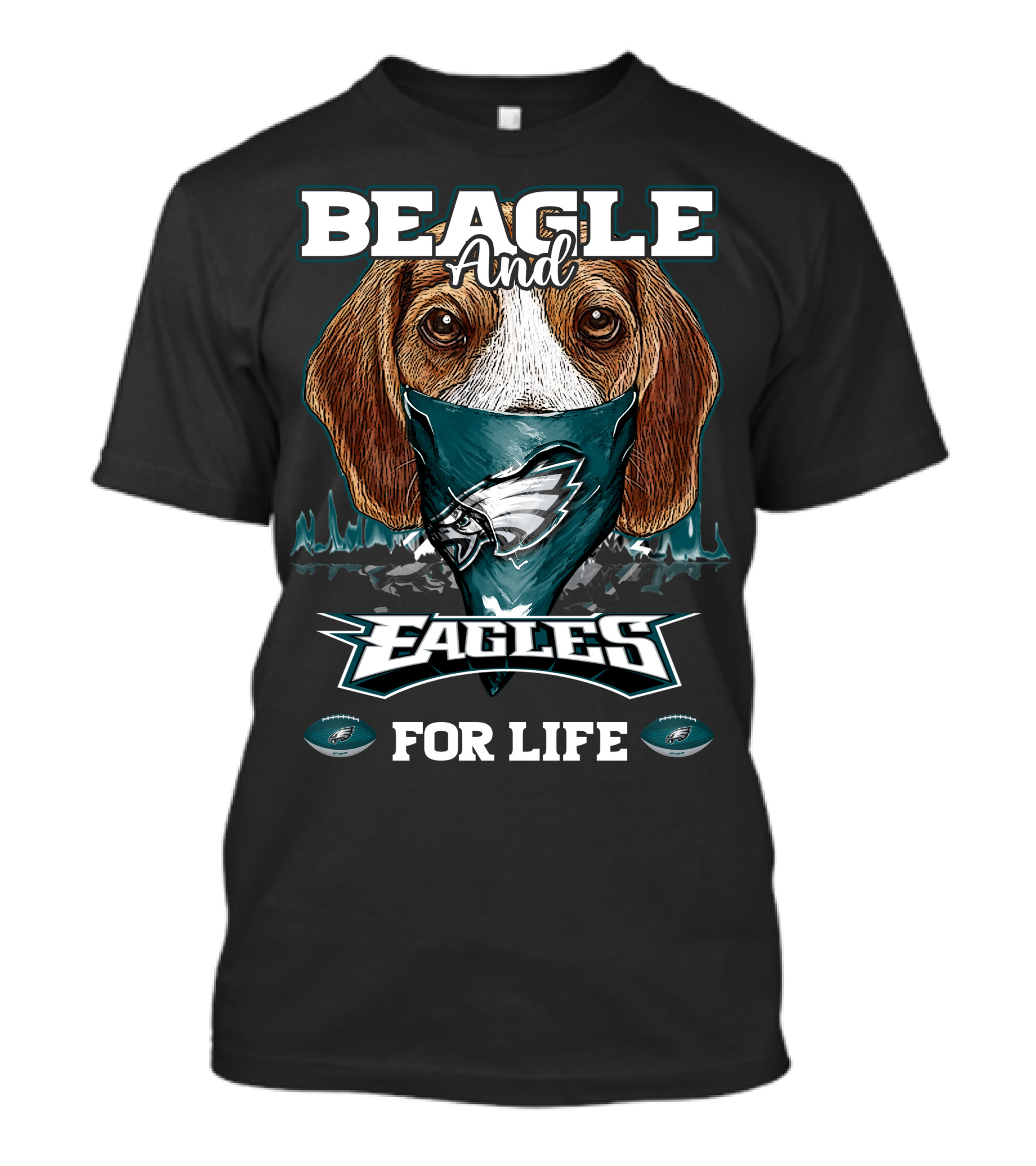 BEAGLE AND EAGLES FOR LIFE T-Shirt