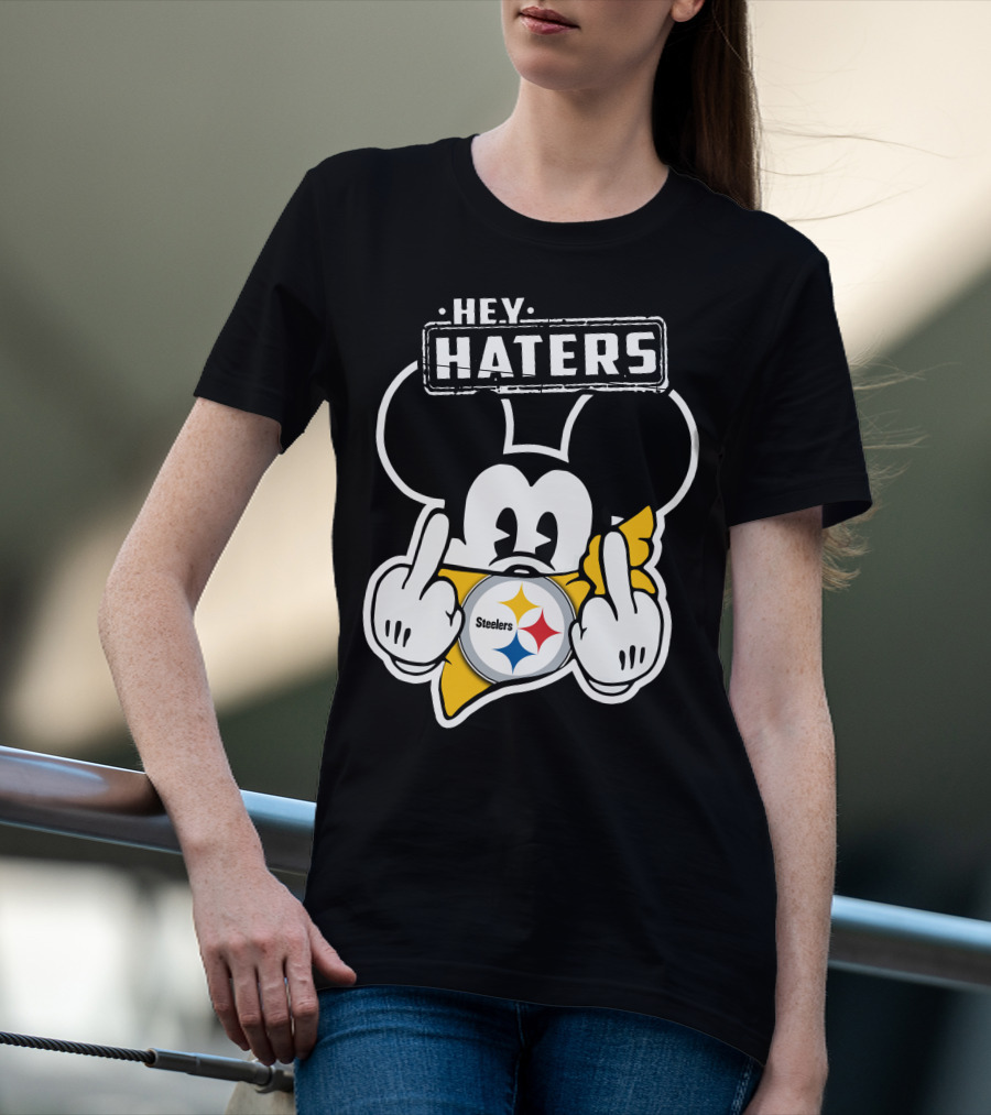 Hey Haters Mick V2 Pittsburgh Steelers T-Shirt
