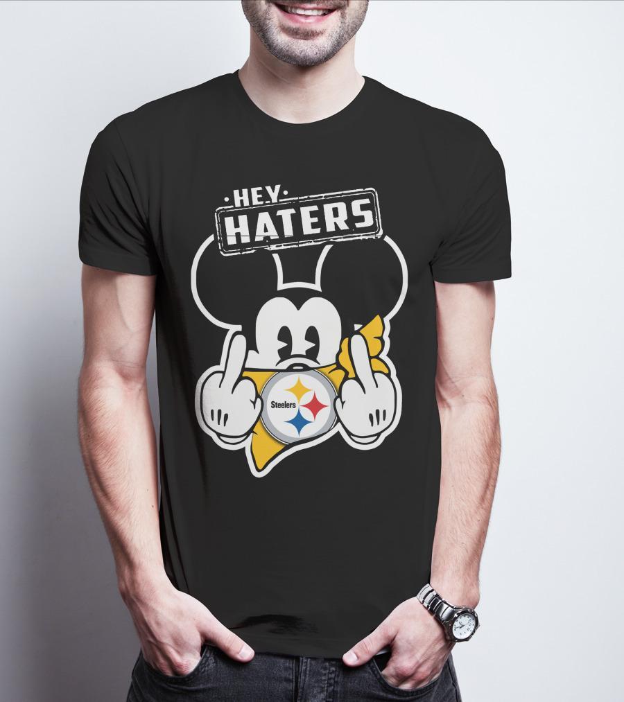 Hey Haters Mick V2 Pittsburgh Steelers T-Shirt