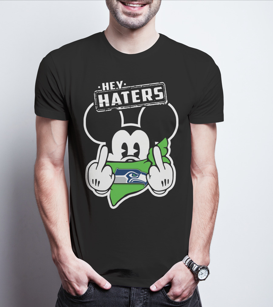 HEY HATERS Mick V2 Seattle Seahawks T-Shirt