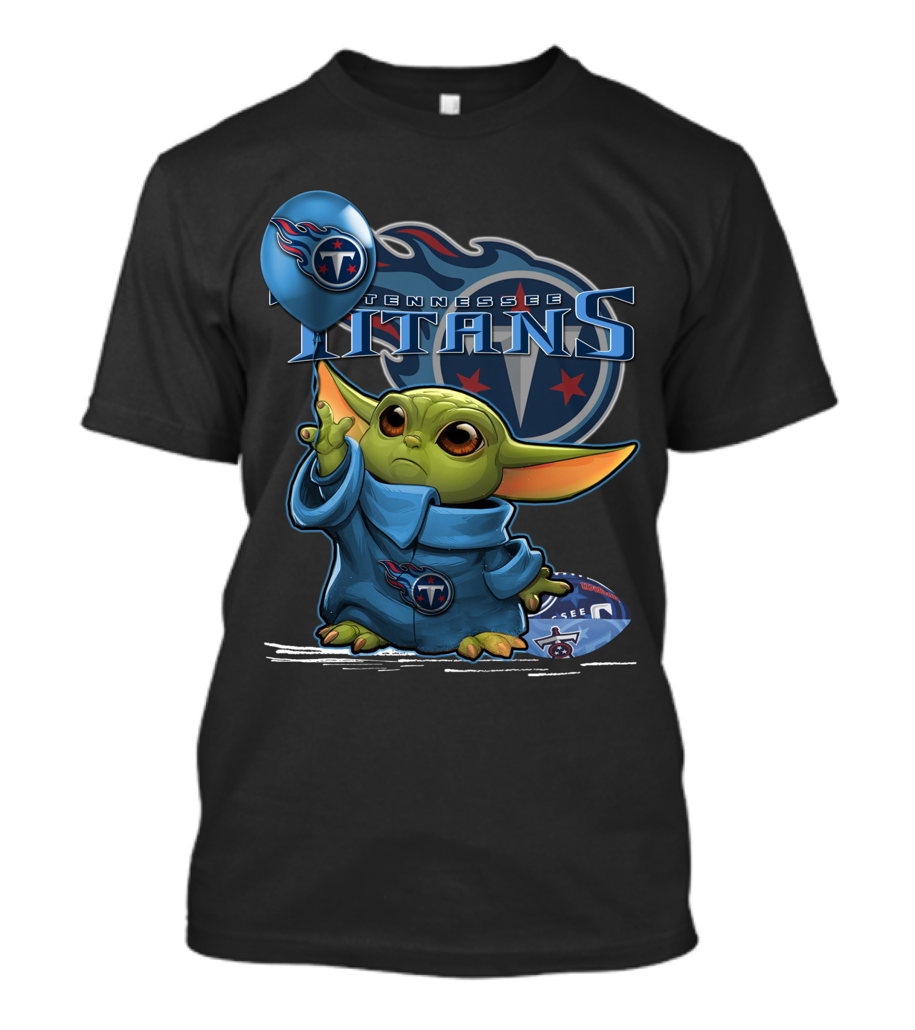 Tennessee Titans Yoda Force Football T-Shirt