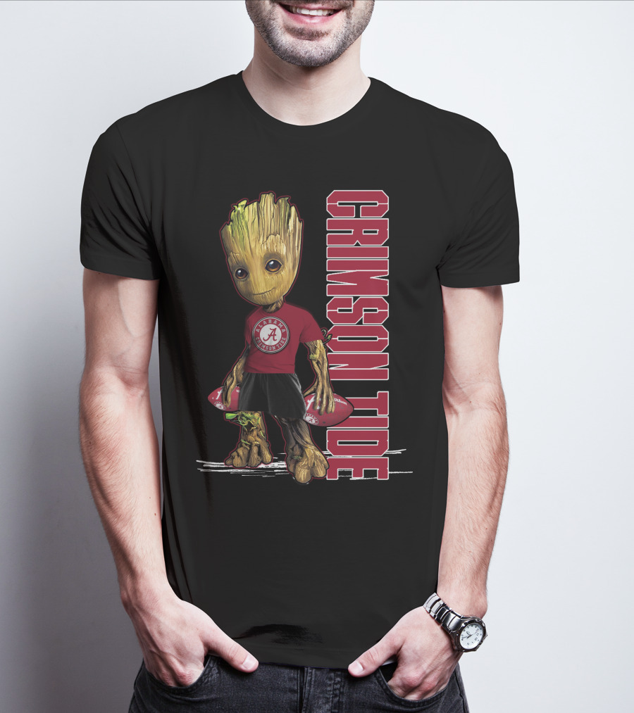 Groot Alabama Crimson Tide Football T-Shirt