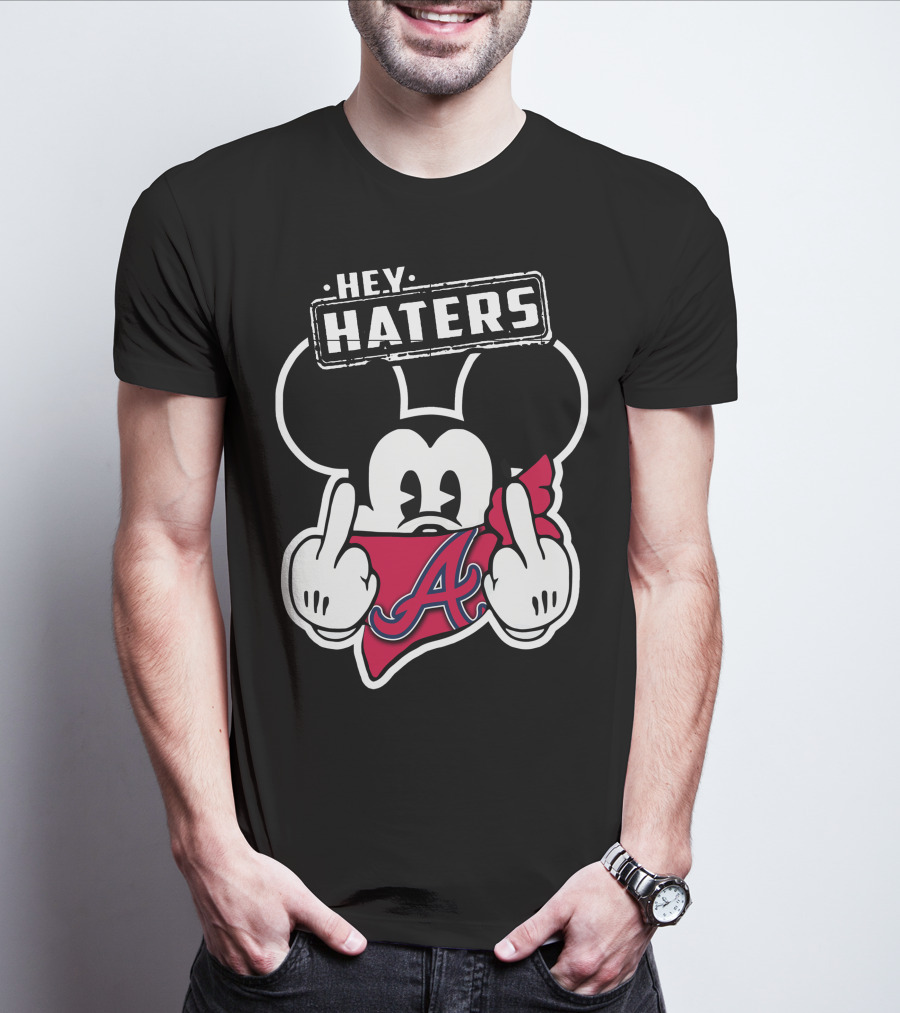 Hey Haters Mick V2 Atlanta Braves T-Shirt
