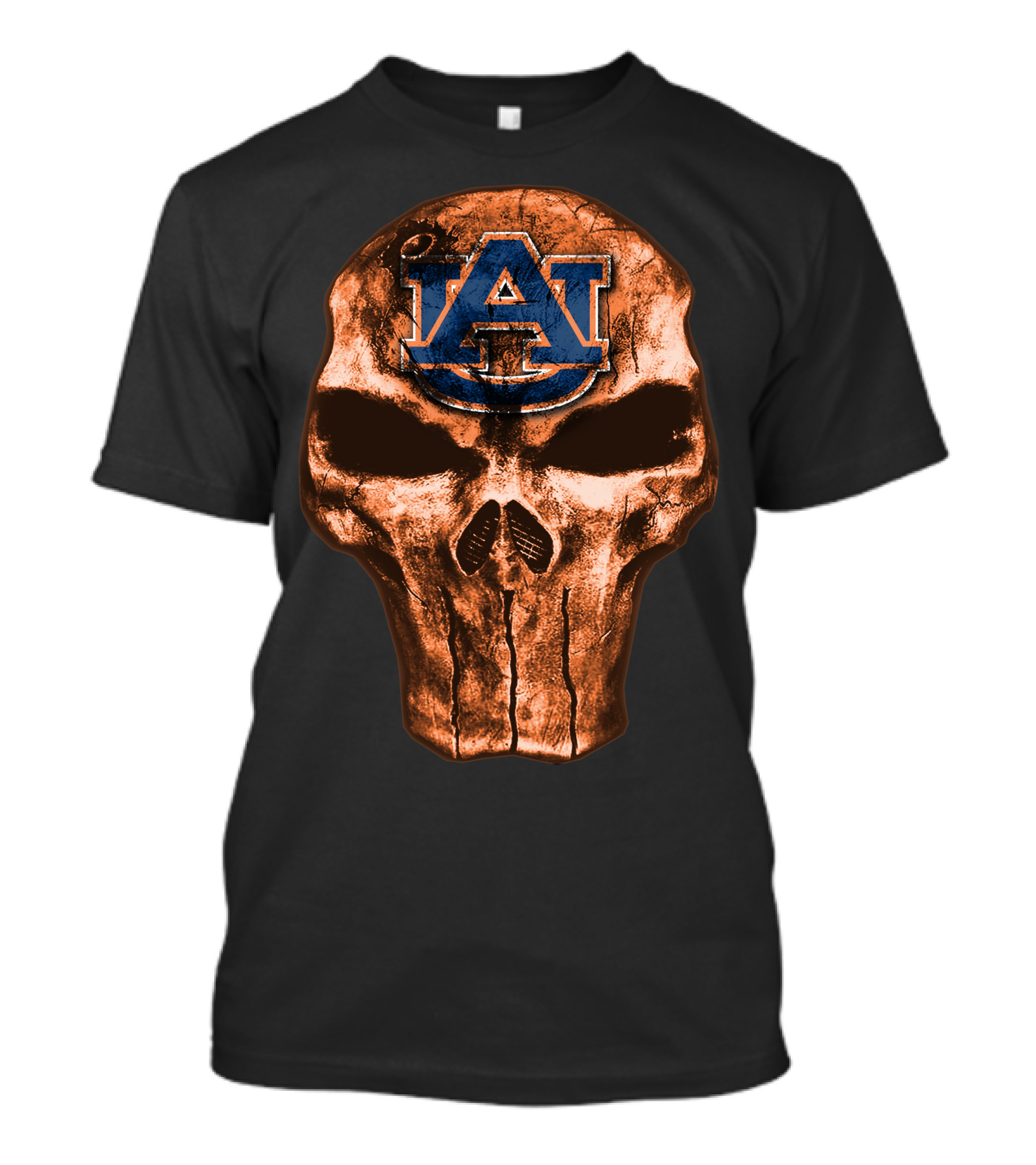 Skull Au Auburn Tigers T-Shirt
