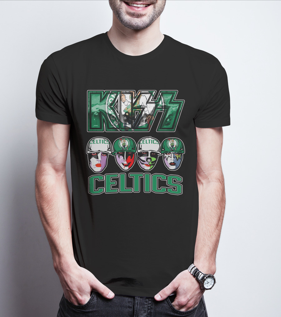 Kiss Celtics Boston Face Paint T-Shirt