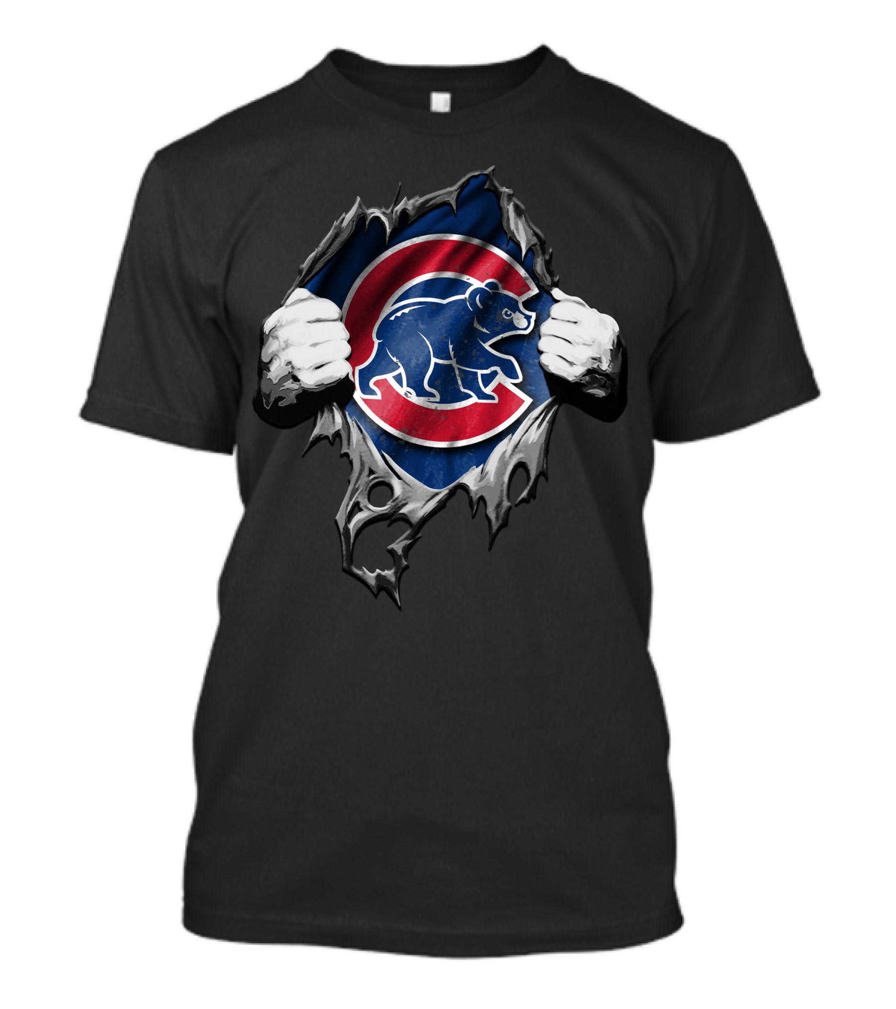 Chicago Cubs Ripped Through T-Shirt