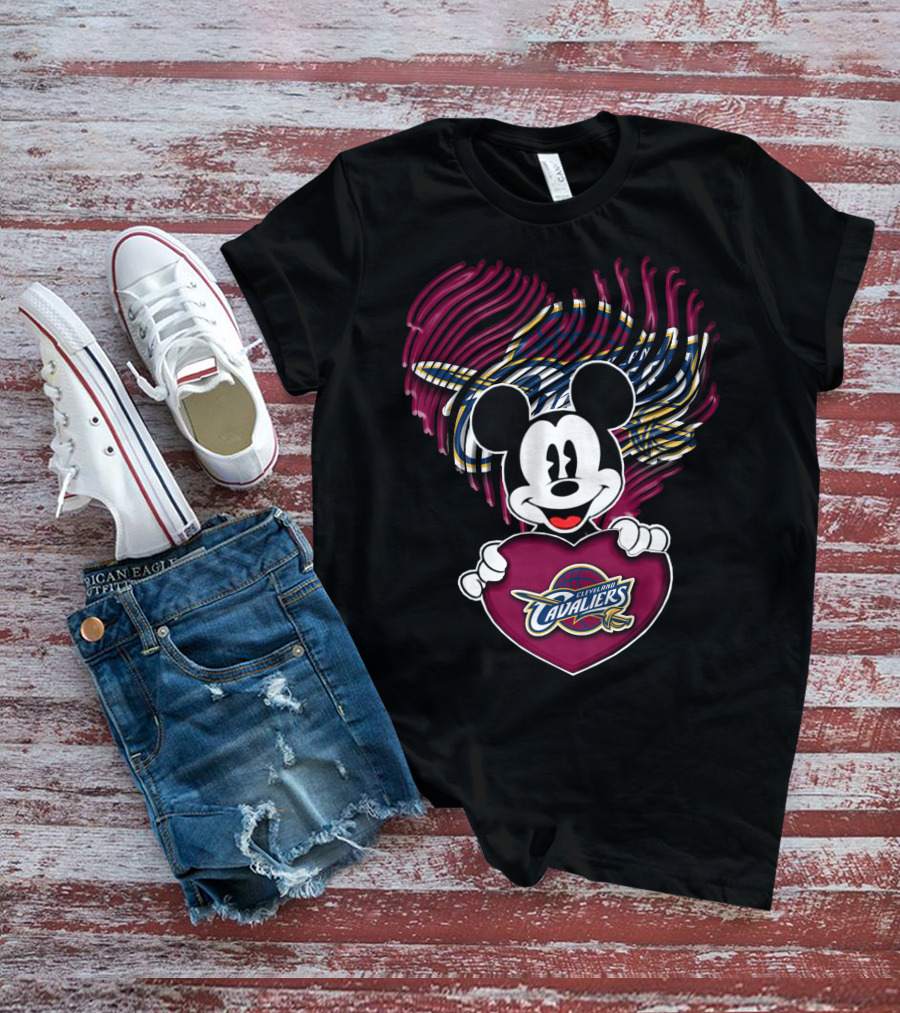 Mickey Mouse Cleveland Cavaliers Mashup T-Shirt