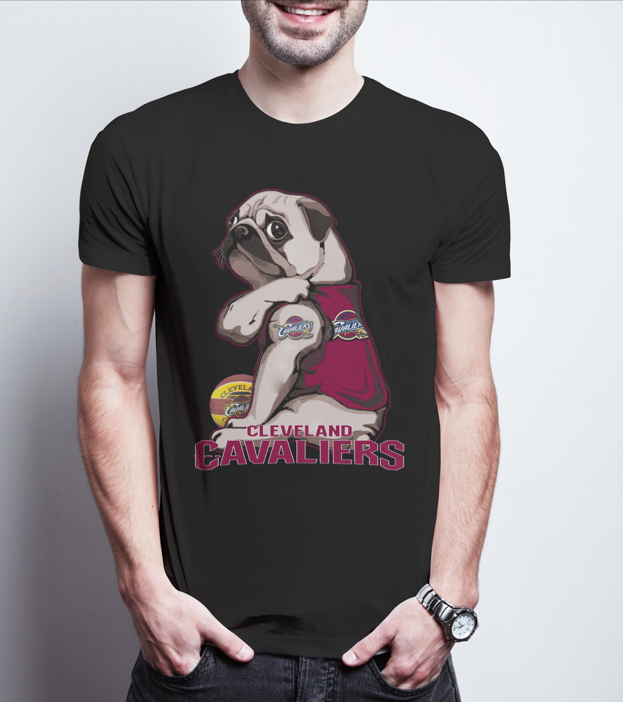 Cleveland Cavaliers Pug Basketball Team T-Shirt