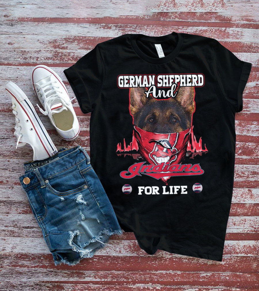 German Shepherd And Indians For Life T-Shirt