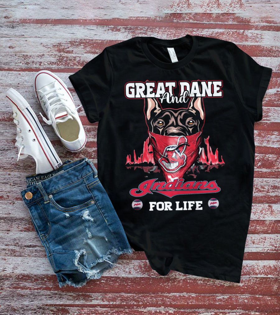 Great Dane And Indians For Life T-Shirt