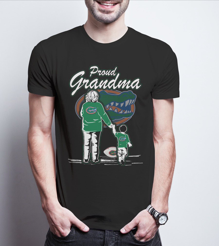 Proud Grandma Florida Gators Football Family T-Shirt