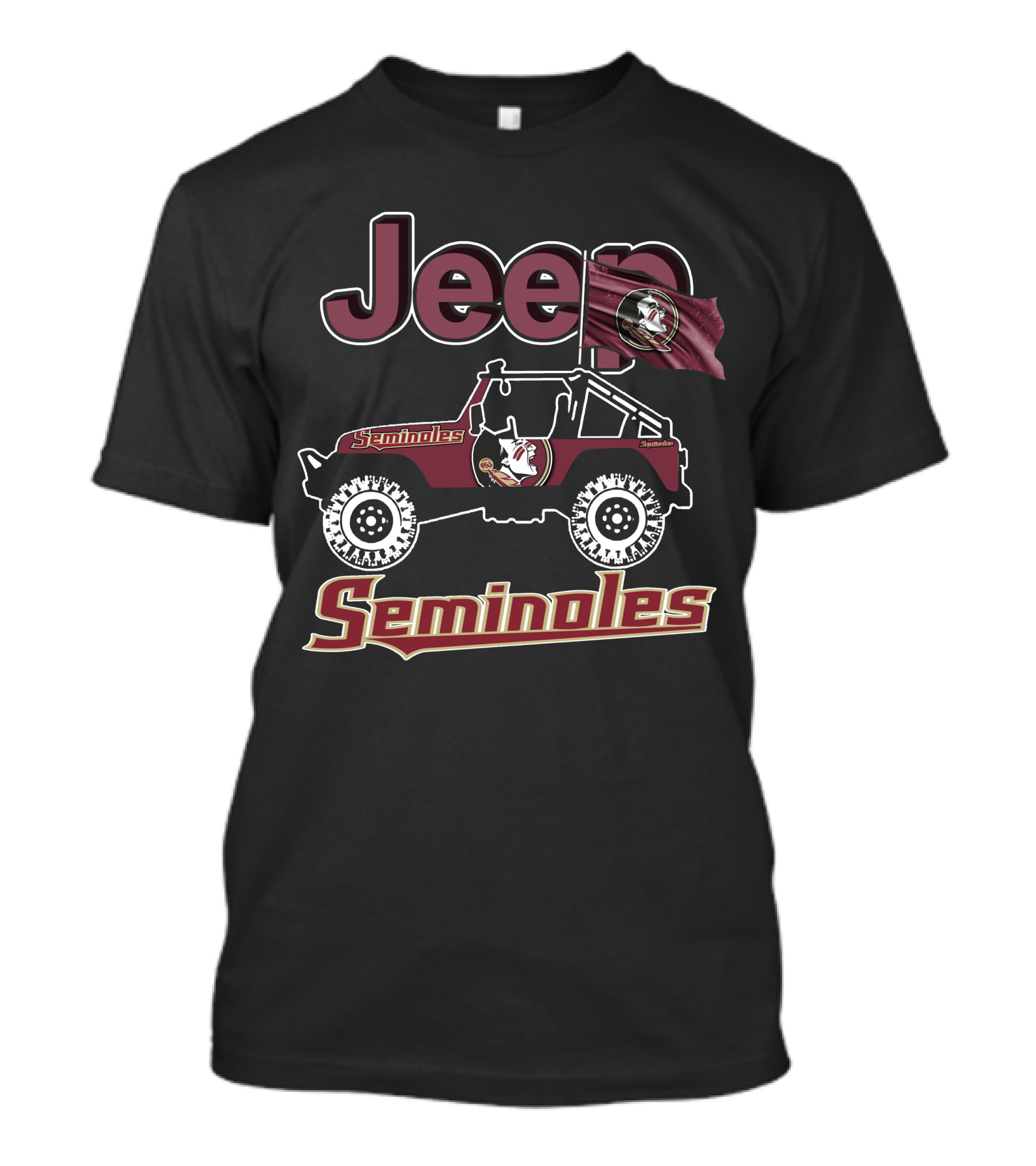 Jeep Florida State Seminoles Off-Road Pride T-Shirt