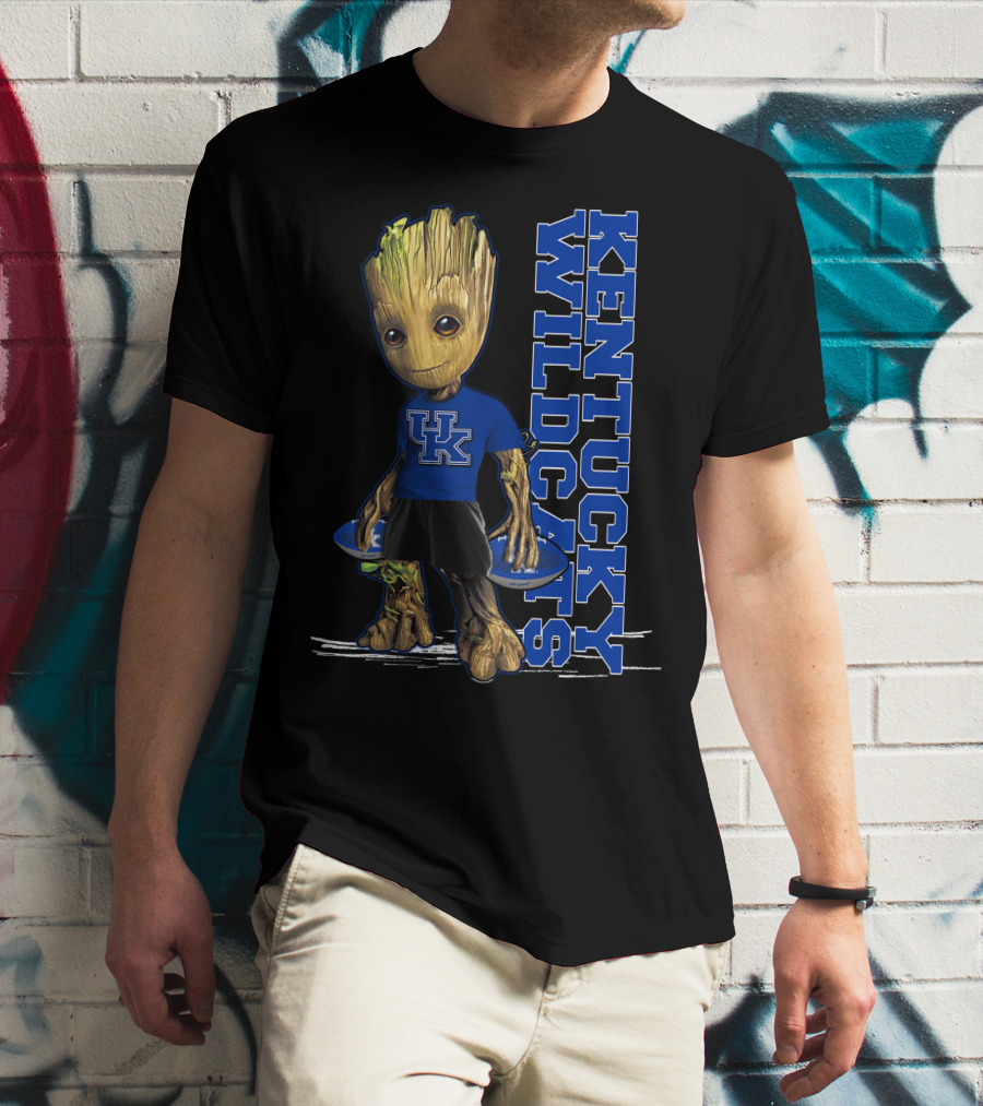 Groot Kentucky Wildcats UK Basketball Crossover T-Shirt