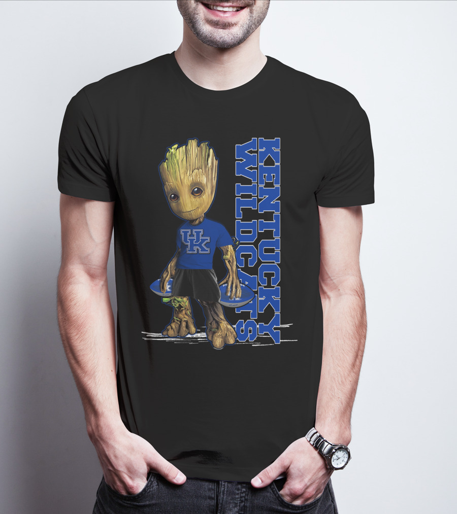Groot Kentucky Wildcats UK Basketball Crossover T-Shirt