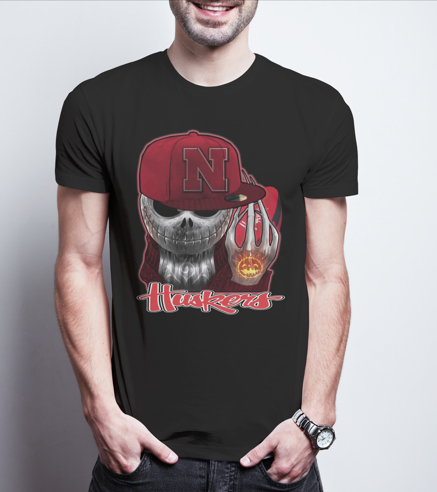 Jackskull Huskers N Logo Nebraska Cornhuskers T-Shirt