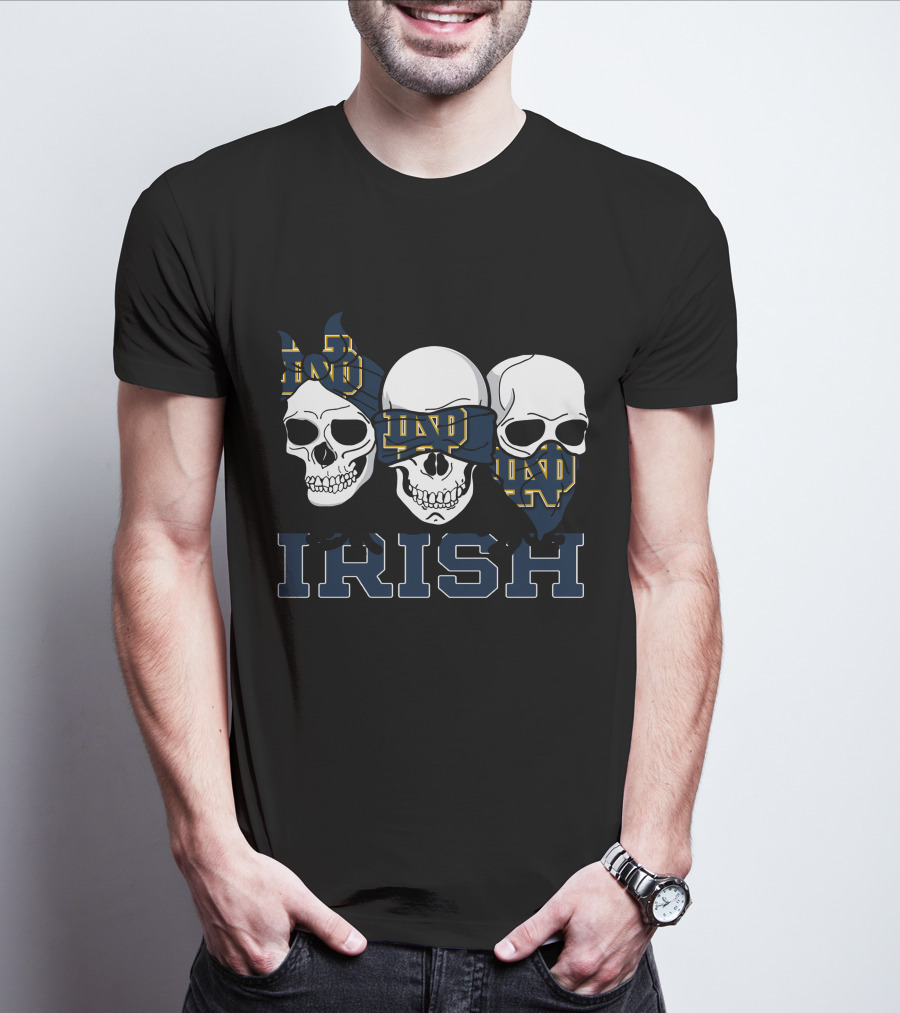 Notre Dame Fighting Irish Skull Trio T-Shirt