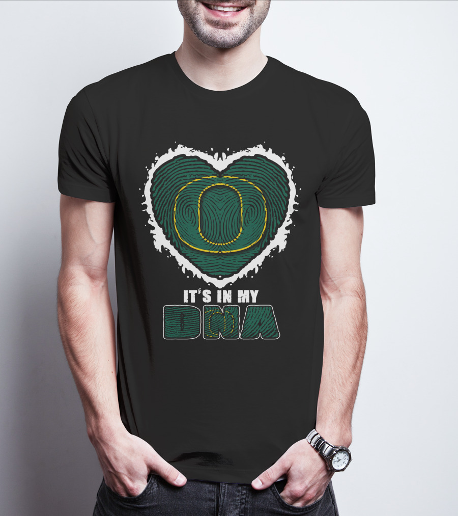 Oregon Ducks Heart It's In My DNA T-Shirt