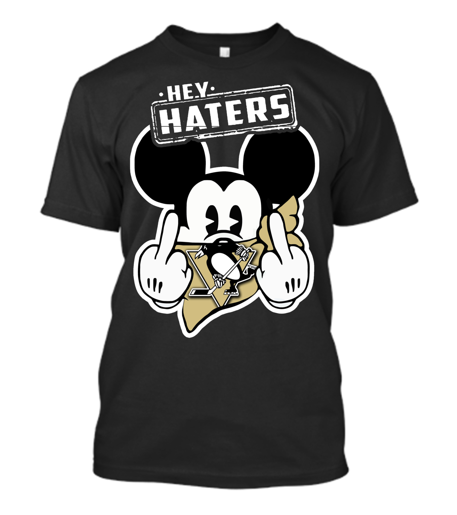 Hey Haters Mick Pittsburgh Penguins T-Shirt