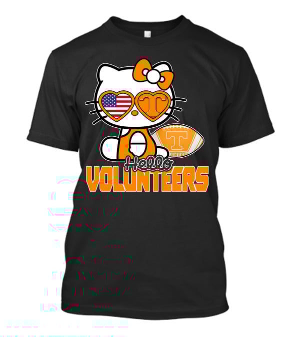 Hello Kitty Tennessee Volunteers Football USA T-Shirt