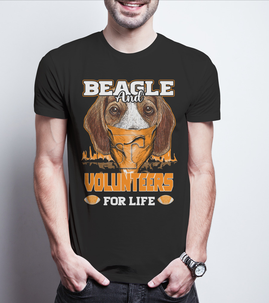 Beagle And Volunteers For Life Tennessee Volunteers T-Shirt