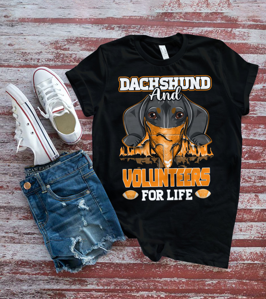 Dachshund And Volunteers For Life Tennessee T T-Shirt