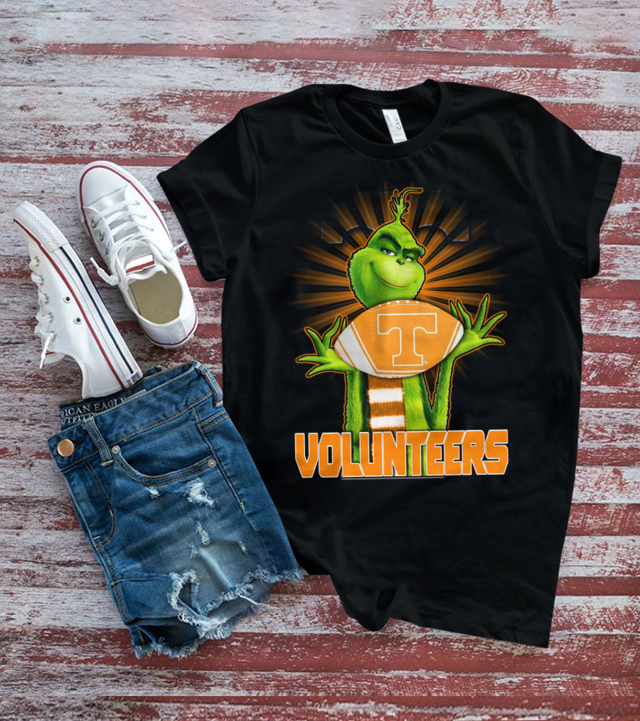 Grinch Volunteers Tennessee Football T T-Shirt