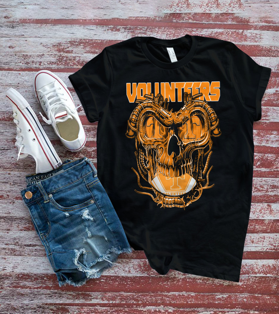 Volunteers Dragonskull Tennessee Football T-Shirt