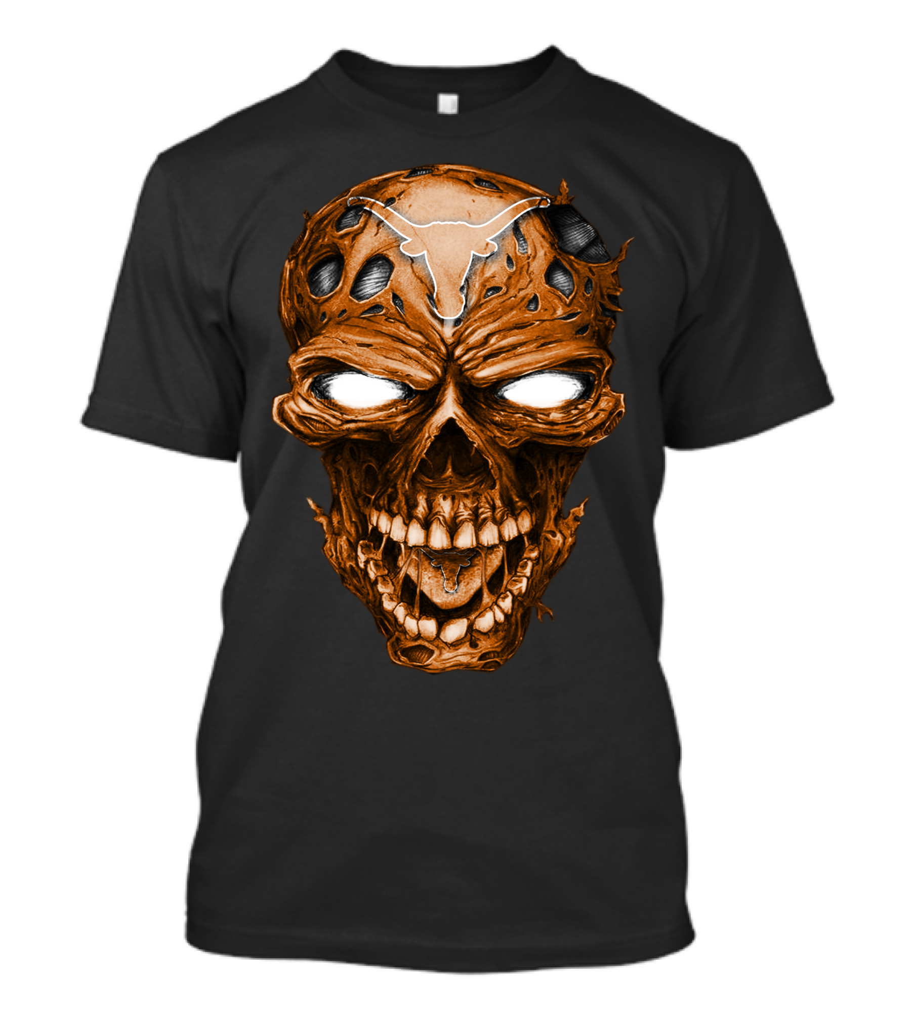 Texas Longhorns Skull T-Shirt