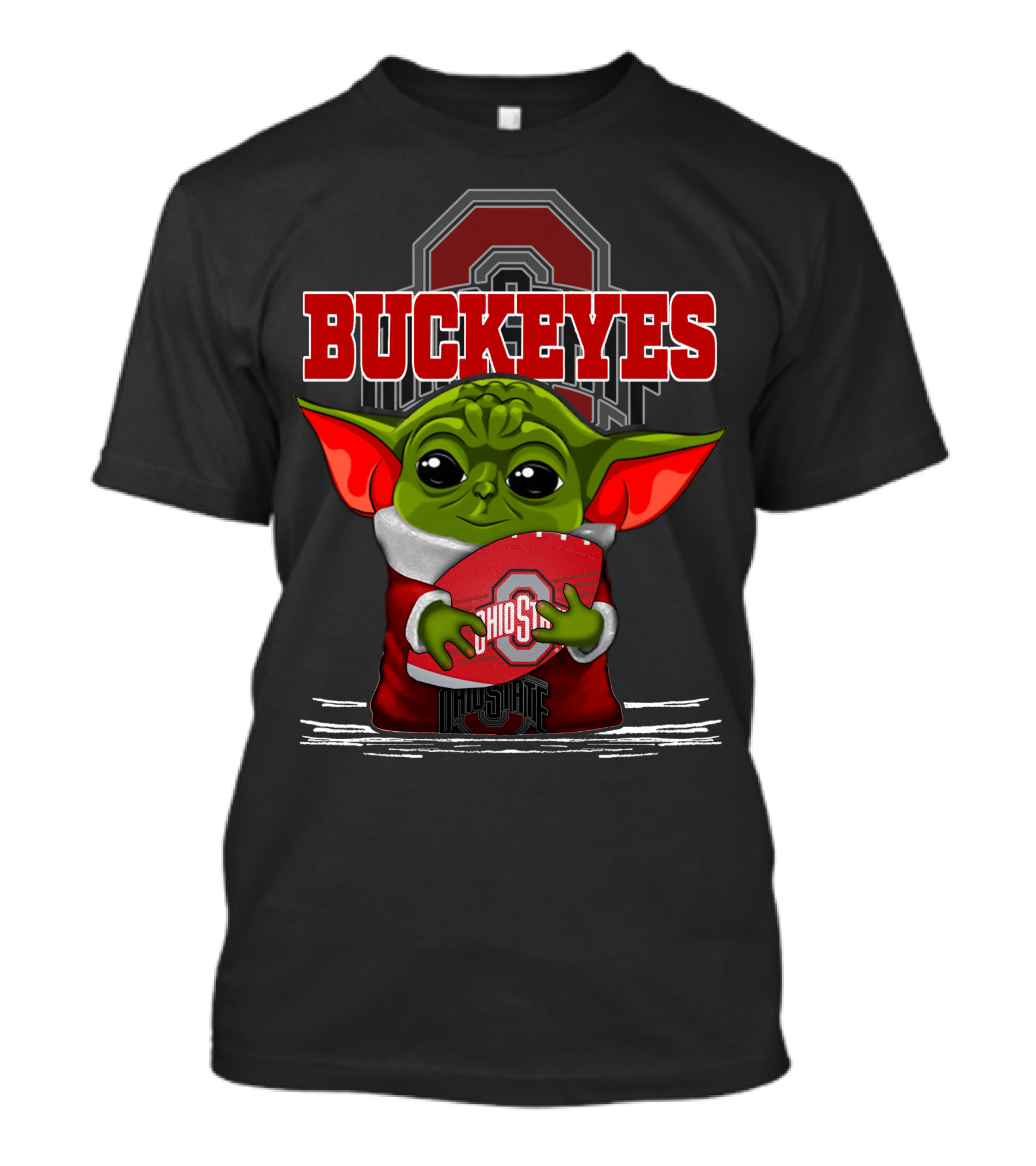 Ohio State Buckeyes Yoda Football Fan T-Shirt